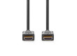 High Speed HDMI™ kabel s Ethernetem | Konektor HDMI ™ | Konektor HDMI ™ | 4K@30Hz | ARC | 10.2 Gbps | 1.00 m | Kulatý | PVC | Černá | Label