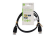 High Speed HDMI™ kabel s Ethernetem | Konektor HDMI ™ | Konektor HDMI ™ | 4K@30Hz | ARC | 10.2 Gbps | 1.00 m | Kulatý | PVC | Černá | Label