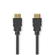 Premium Vysokorychlostní HDMI ™ kabel s Ethernetem | Konektor HDMI ™ | Konektor HDMI ™ | 4K@60Hz | 18 Gbps | 1.50 m | Kulatý | PVC | Černá | Label