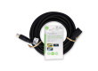 High Speed HDMI™ kabel s Ethernetem | Konektor HDMI ™ | HDMI ™ Zásuvka | 4K@30Hz | 10.2 Gbps | 5.00 m | Kulatý | PVC | Černá | Label