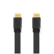 High Speed HDMI™ kabel s Ethernetem | Konektor HDMI ™ | Konektor HDMI ™ | 4K@30Hz | 10.2 Gbps | 10.0 m | Plochý | PVC | Černá | Label
