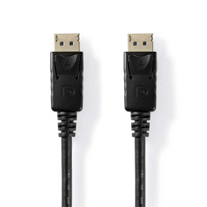 Displayport kabel | DisplayPort Zástrčka | DisplayPort Zástrčka | Poniklované | 2.00 m | Kulatý | PVC | Label