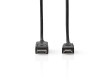 Displayport kabel | DisplayPort Zástrčka | Konektor HDMI ™ | 4K@60Hz | Poniklované | 2.00 m | Kulatý | PVC | Černá | Label