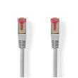 Síťový kabel CAT6 | RJ45 Zástrčka | RJ45 Zástrčka | SF / UTP | 0.50 m | Kulatý | PVC | Šedá | Label