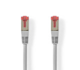 Síťový kabel CAT6 | RJ45 Zástrčka | RJ45 Zástrčka | SF / UTP | 0.50 m | Kulatý | PVC | Šedá | Label