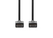 High Speed HDMI™ kabel s Ethernetem | Konektor HDMI ™ | Konektor HDMI ™ | 4K@30Hz | ARC | 10.2 Gbps | 20.0 m | Kulatý | PVC | Černá | Label
