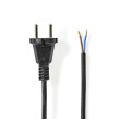 Napájecí Kabel k Vysavači | 15.0 m | CEE 7/17 | 250 V AC | 16 A | Černá | PVC
