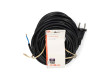 Napájecí Kabel k Vysavači | 15.0 m | CEE 7/17 | 250 V AC | 16 A | Černá | PVC