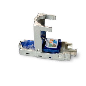 RJ45 konektor | Zástrčka | CAT6 / CAT6a | Přímý | Pozlacené | 2 kusů | Kov | Kov | Box
