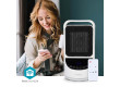 SmartLife Ceramic PTC Fan Heater | Wi-Fi | 1500 W | 2 Nastavení Teploty | Rotace | Displej | 10 - 49 °C | Android™ / IOS