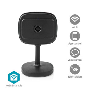 SmartLife Vnitřní Kamera | Wi-Fi | Full HD 1080p | Cloudové Úložiště (volitelně) / microSD (není součástí dodávky) / Onvif | Se snímačem pohybu | Noční vidění