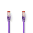 Síťový kabel CAT6 | RJ45 Zástrčka | RJ45 Zástrčka | S / FTP | 2.00 m | Kulatý | LSZH | Fialová | Label