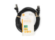 Síťový kabel CAT5e | SF / UTP | RJ45 Zástrčka | RJ45 Zástrčka | 3.00 m | Kulatý | PVC | Černá | Label