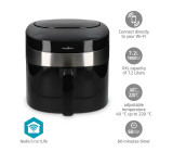 Horkovzdušná fritéza SmartLife | Wi-Fi | 7,2 l | Časovač: 240 min | Počet přednastavených programů: 8 | Digitální | Android™ / IOS | Černá