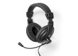 PC sluchátka | Přes Uši | Stereo | 1x 3.5 mm / 2x 3.5 mm | Sklopnou Mikrofon | Černá