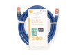 Síťový kabel CAT6 | RJ45 Zástrčka | RJ45 Zástrčka | S / FTP | 2.00 m | Kulatý | LSZH | Modrá | Label