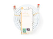 Síťový kabel CAT6 | RJ45 Zástrčka | RJ45 Zástrčka | S / FTP | 15.0 m | Kulatý | LSZH | Bílá | Label