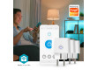 SmartLife Chytrá Zásuvka | Wi-Fi | Měřič výkonu | 3680 W | Type F (CEE 7/7) | 0 - 55 °C | Android™ / IOS | Bílá | 3 kusů