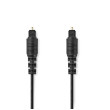 Optický audio kabel | TosLink Zástrčka | TosLink Zástrčka | 10.0 m | Kulatý | PVC | Černá | Label