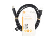 USB kabel | USB 2.0 | USB-A Zástrčka | USB-A Zástrčka | 480 Mbps | Poniklované | 2.00 m | Kulatý | PVC | Černá | Label