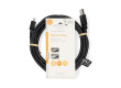 USB kabel | USB 2.0 | USB-A Zástrčka | USB Mini-B 5 pinů Zástrčka | 480 Mbps | Poniklované | 3.00 m | Kulatý | PVC | Černá | Label