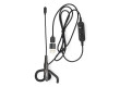 PC sluchátka | Do uší | Mono | USB Typ-C ™ / USB-A | Sklopnou Mikrofon | Černá