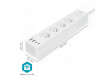 SmartLife Prodlužovací Přívod | Wi-Fi | Francie / Typ E (CEE 7/6) / USB A / USB-C ™ | 16 A | 3680 W | 2.00 m | 0 - 55 °C | Android™ / IOS | Bílá
