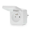 SmartLife Chytrá Zásuvka | Zigbee 3.0 | IP44 | Měřič výkonu | 3680 W | Francie / Typ E (CEE 7/6) | 0 - 55 °C | Android™ / IOS | Bílá | 1 kusů