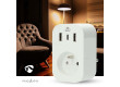SmartLife Chytrá Zásuvka | Wi-Fi | Měřič výkonu | 3680 W | Francie / Typ E (CEE 7/6) / 1x USB-C™ / 2x USB | 0 - 55 °C | Android™ / IOS | Bílá | 1 kusů