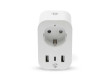 SmartLife Chytrá Zásuvka | Wi-Fi | Měřič výkonu | 3680 W | Francie / Typ E (CEE 7/6) / 1x USB-C™ / 2x USB | 0 - 55 °C | Android™ / IOS | Bílá | 1 kusů