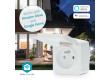 SmartLife Chytrá Zásuvka | Wi-Fi | IP44 | Měřič výkonu | 3680 W | Francie / Typ E (CEE 7/6) | 0 - 55 °C | Android™ / IOS | Bílá / Šedá | 1 kusů