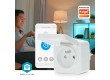 SmartLife Chytrá Zásuvka | Wi-Fi | IP44 | Měřič výkonu | 3680 W | Francie / Typ E (CEE 7/6) | 0 - 55 °C | Android™ / IOS | Bílá / Šedá | 1 kusů