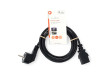 Napájecí kabel | Typ F Zástrčka | IEC-320-C19 | Úhlový | Přímý | Poniklované | 2.00 m | Kulatý | PVC | Černá | Label
