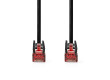 Síťový kabel CAT6 | RJ45 Zástrčka | RJ45 Zástrčka | U/UTP | 10.0 m | Kulatý | PVC | Černá | Label