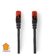 Síťový kabel CAT6 | RJ45 Zástrčka | RJ45 Zástrčka | U/UTP | 30.0 m | Venkovní | Kulatý | PE | Černá | Label