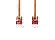 Síťový kabel CAT6 | RJ45 Zástrčka | RJ45 Zástrčka | S / FTP | 5.00 m | Kulatý | LSZH | Oranžová | Label