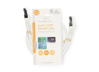 Síťový kabel Cat 8.1 | S / FTP | RJ45 Zástrčka | RJ45 Zástrčka | 0.50 m | Kulatý | LSZH | Bílá | Label