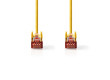 Síťový kabel CAT6 | RJ45 Zástrčka | RJ45 Zástrčka | S / FTP | 15.0 m | Kulatý | LSZH | Šedá | Label