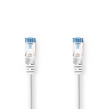 Síťový kabel CAT6a | S / FTP | RJ45 Zástrčka | RJ45 Zástrčka | 10.0 m | Snagless | Kulatý | LSZH | Šedá | Label