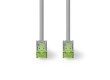 Síťový kabel Cat 8.1 | S / FTP | RJ45 Zástrčka | RJ45 Zástrčka | 20.0 m | Kulatý | LSZH | Šedá | Label