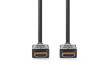High Speed HDMI™ kabel s Ethernetem | Konektor HDMI ™ | Konektor HDMI ™ | 4K@60Hz | ARC | 18 Gbps | 7.50 m | Kulatý | PVC | Černá | Label