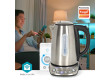 SmartLife Rychlovarná konvice | Wi-Fi | 1.7 l | Nerezová Ocel | 70,80,90,100 °C | Ukazatel teploty | Otočný o 360 stupňů | Skryté topné těleso | Řadič Strix® | Android™ / IOS
