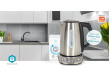 SmartLife Rychlovarná konvice | Wi-Fi | 1.7 l | Nerezová Ocel | 70,80,90,100 °C | Ukazatel teploty | Otočný o 360 stupňů | Skryté topné těleso | Řadič Strix® | Android™ / IOS