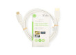 High Speed HDMI™ kabel s Ethernetem | Konektor HDMI ™ | Konektor HDMI ™ | 4K@60Hz | ARC | 18 Gbps | 2.00 m | Kulatý | PVC | Bílá | Label