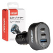 Autoadaptér 85W QC3.0 PD65W PD20W 2x USB-C 1x USB-A AMIO