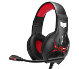 Marvo HG8928, sluchátka s mikrofonem, drátová černá, podsvícená
