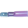 Faston-konektor 4,8mm se smršťovací bužírkou, kabel 0,5-1,5mm2