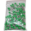Dutinka pro kabel 6mm2 zelená (E6018), balení 100ks