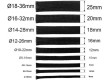 Ochranný nylonový oplet na kabely 16mm, balení 100m