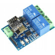 Modul 2x relé ESP8266 s wifi modulem ESP-01, napájení 8-30V
